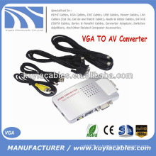 AV-конвертер. Сигнальный ТВ. S-Video. VGA-AV-адаптер. Поддерживает систему NTSC PAL.